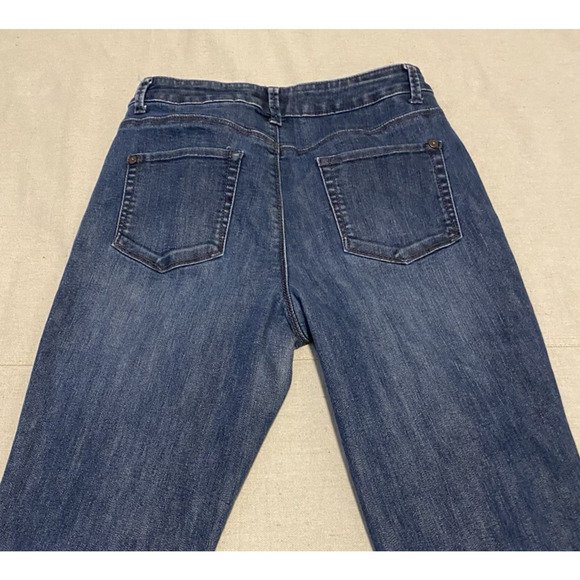 Coldwater Creek Jeans Womens 6 Straight Leg 28 x 30 Dark Denim Trousers Pants - Picture 5 of 12